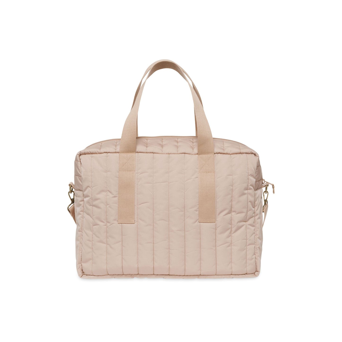 Wickeltasche in Farbe Biscuit Beige von hinten