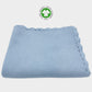 Babydecke Blau mit GOTS Siegel