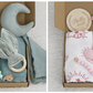 Geschenkeboxen rosa Mädchen vs. blau türkis Junge im Vergleich