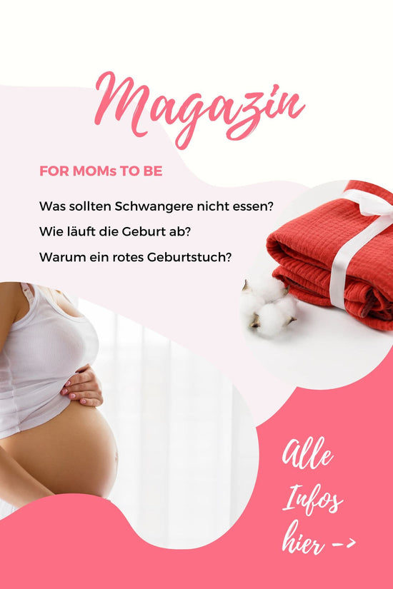 Teaser Illustration für Linnie's Magazin rund um das Thema Schwangerschaft und Geburt