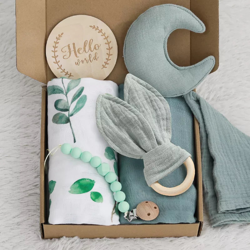 Produktbild Geschenkbox zur Geburt Baby Junge Blau