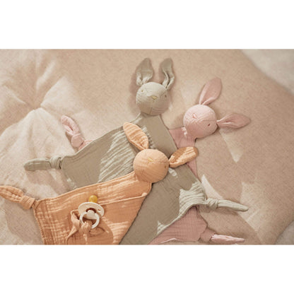 Baby Schmusetuch Hase in allen verfügbaren Farben nebeneinander