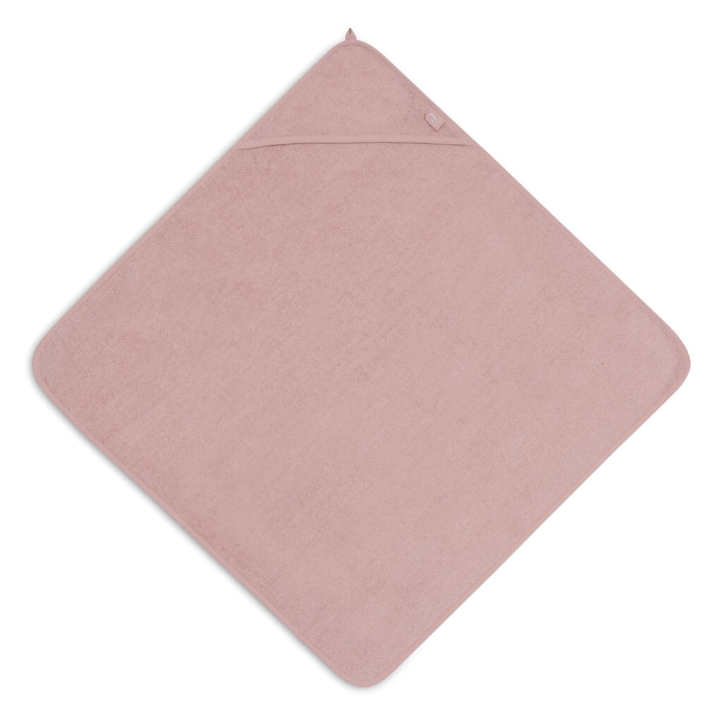 Baby Kaputzen-Handtuch in rosa ausgebreitet