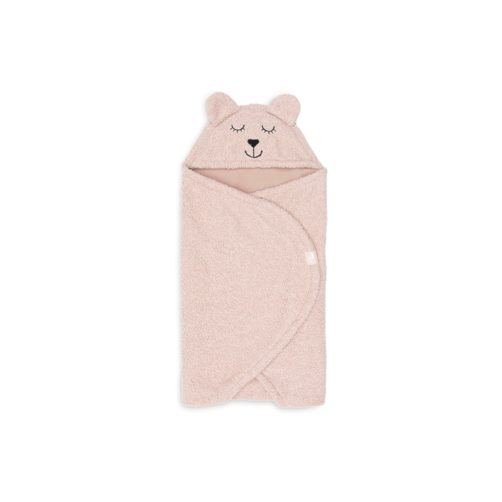 Puckdecke Bär in Rosa eingeschlagen