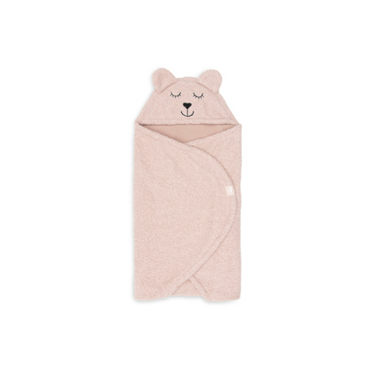 Puckdecke Bär in Rosa eingeschlagen